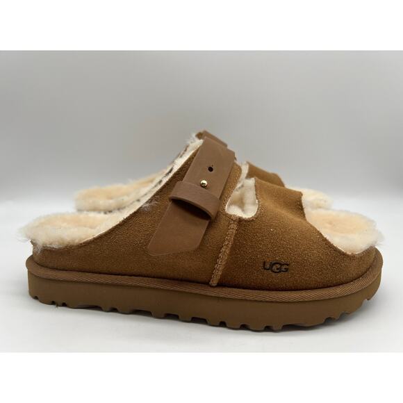 UGG Shoes - UGG Greenport Strap Slide Chestnut 1167611 Women's Size 8 New